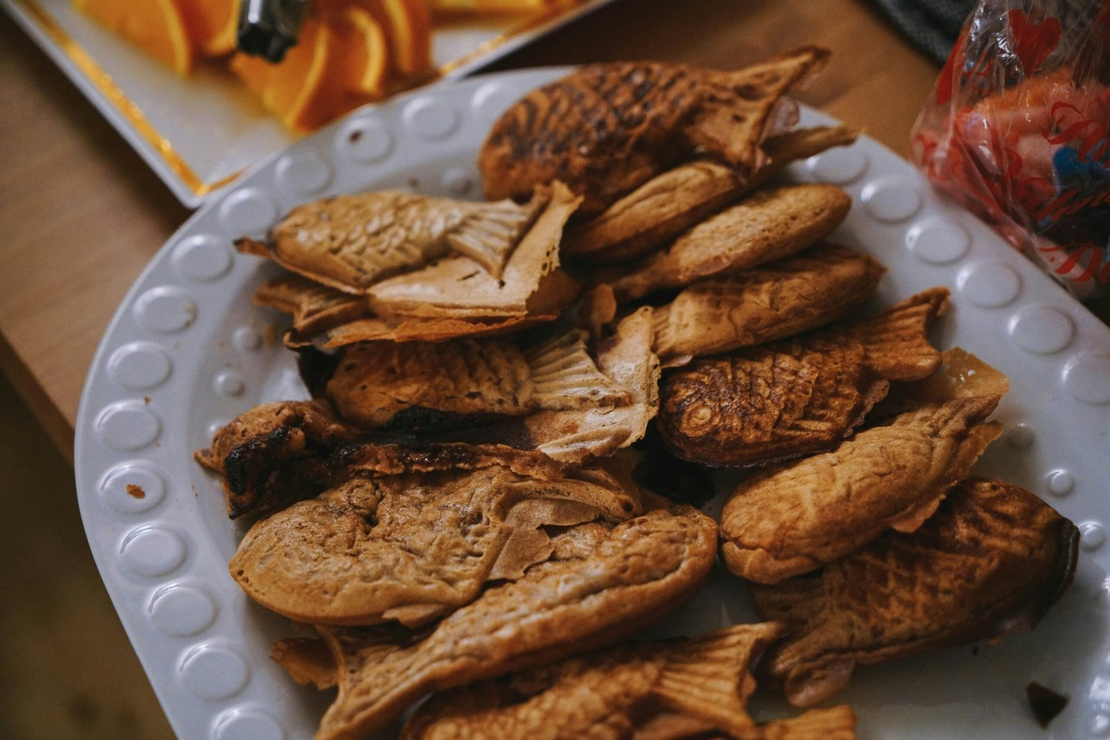 fried fish on white ceramic plate